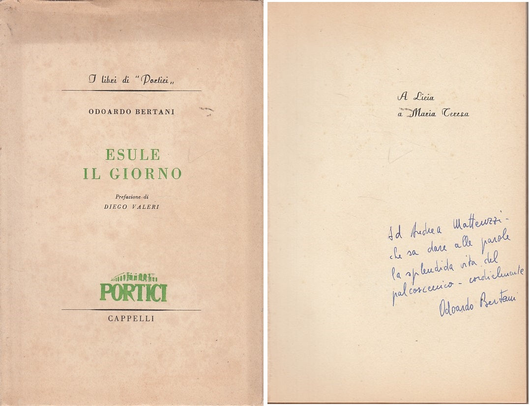 LN- ESULE IL GIORNO - BERTANI - CAPPELLI - PORTICI -- 1951 - B - YDS470