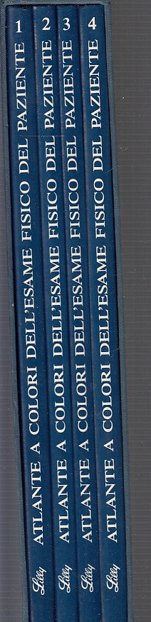LZ- ATLANTE A COLORI ESAME FISICO PAZIENTE 4 VOLL-- MEDISERVE--- 1991- C- YDS999