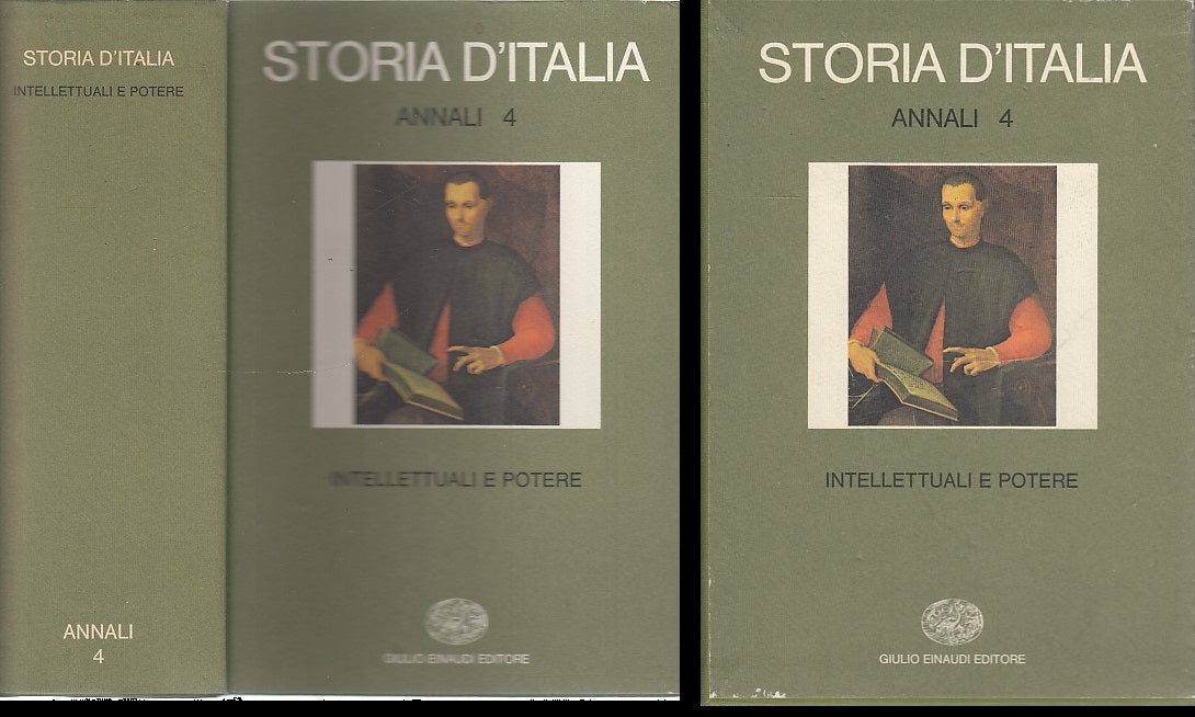 LS- STORIA D'ITALIA ANNALI VOLUME 4 INTELLETTUALI -- EINAUDI--- 1981- C- YDS456