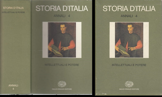 LS- STORIA D'ITALIA ANNALI VOLUME 4 INTELLETTUALI -- EINAUDI--- 1981- C- YDS456