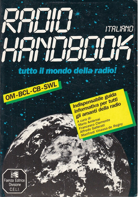 LZ- RADIO HANDBOOK ITALIANO TUTTO IL MONDO RADIO-- C.E.L.I.--- 1986 - B - YDS475