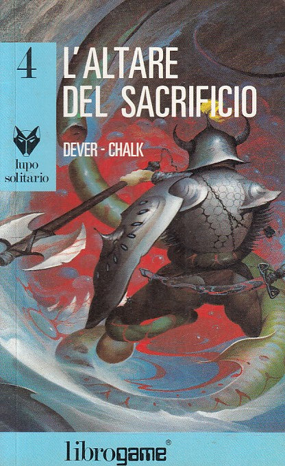 LN- L'ALTARE DEL SACRIFICIO- DEVER CHALK- EL- LIBROGAME-- 1987- B- ZDS648