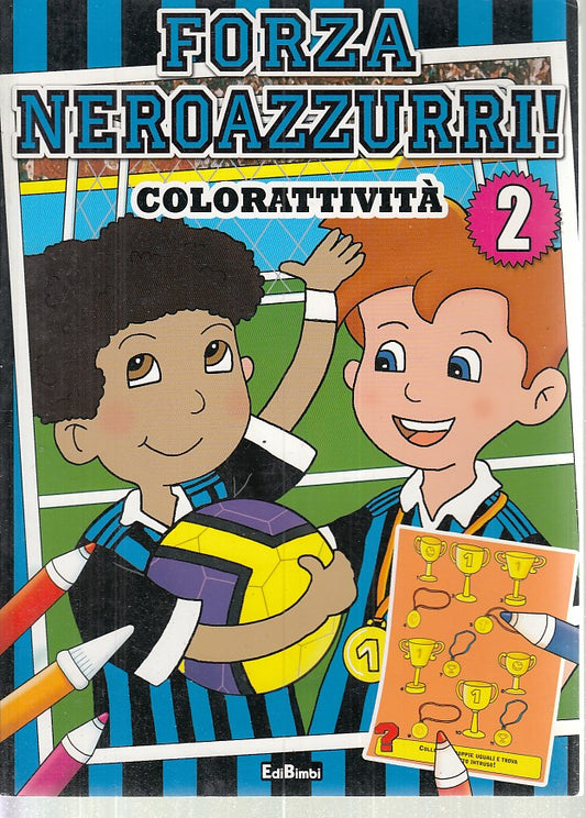 LB- FORZA NERAZZURRI COLORATTIVITA' N.2 INTER -- EDIBIMBI --- 2010 - B - PFX