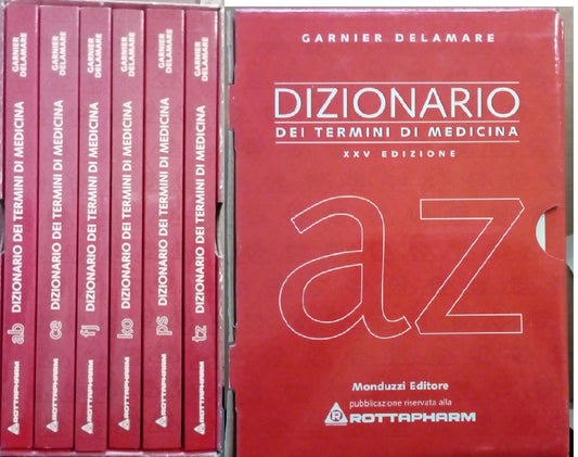 LZ- DIZIONARIO TERMINI MEDICINA 6 VOLUMI- GARNIER DELAMARE- MONDUZZI--- B-ZDS319