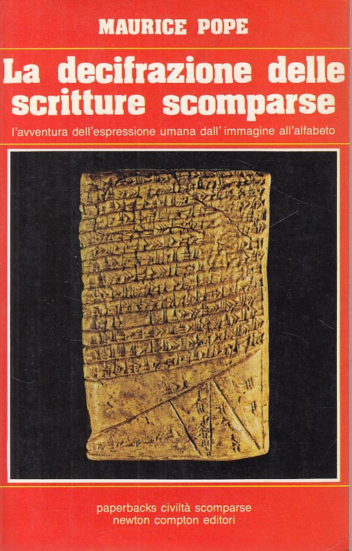 LS- DECIFRAZIONE DELLE SCRITTURE SCOMPARSE - POPE - NEWTON --- 1990 - B - YDS500