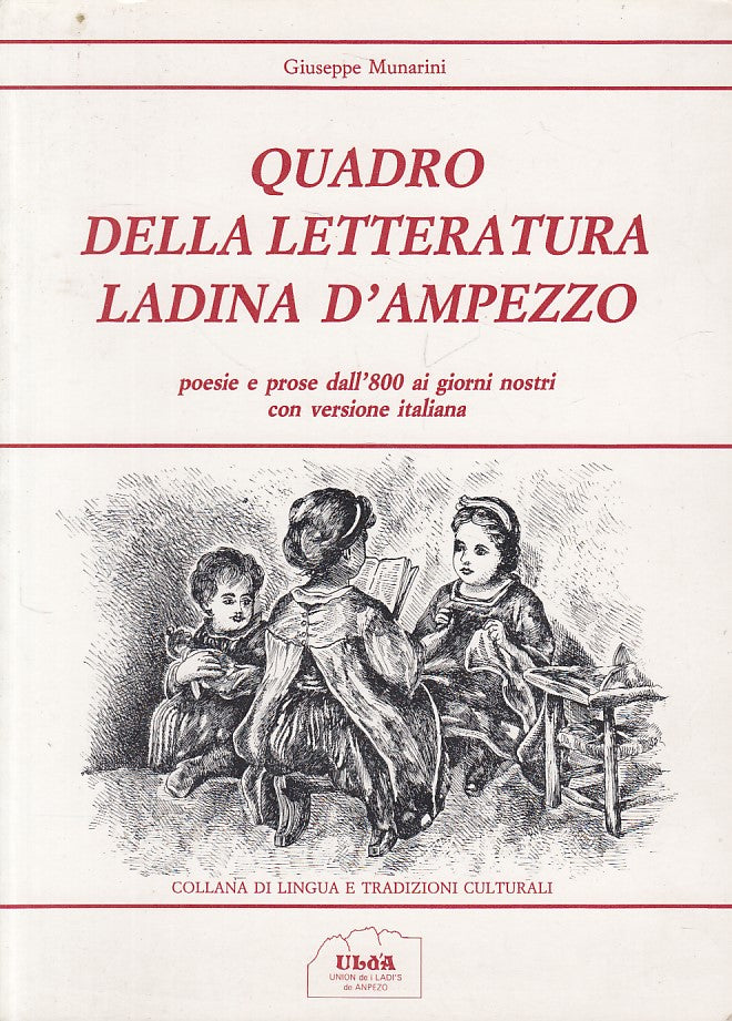 LN- QUADRO LETTERATURA LADINA D'AMPEZZO - MUNARINI - ULDA --- 1996 - B - YDS379
