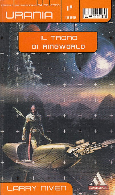 LN- IL TRONO DI RINGWORLD - NIVEN - MONDADORI - URANIA -- 2000 - B - YDS499