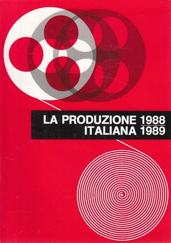 LZ- LA PRODUZIONE ITALIANA 1988/89 CINEMATOGRAFIA -- ANICA --- 1988 - B - ZDS475