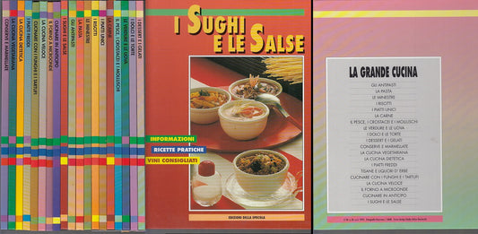 LK- LA GRANDE CUCINA 19 VOLUMI QUASI COMPLETA-- DELLA SPECOLA--- 1993- C- YDS999
