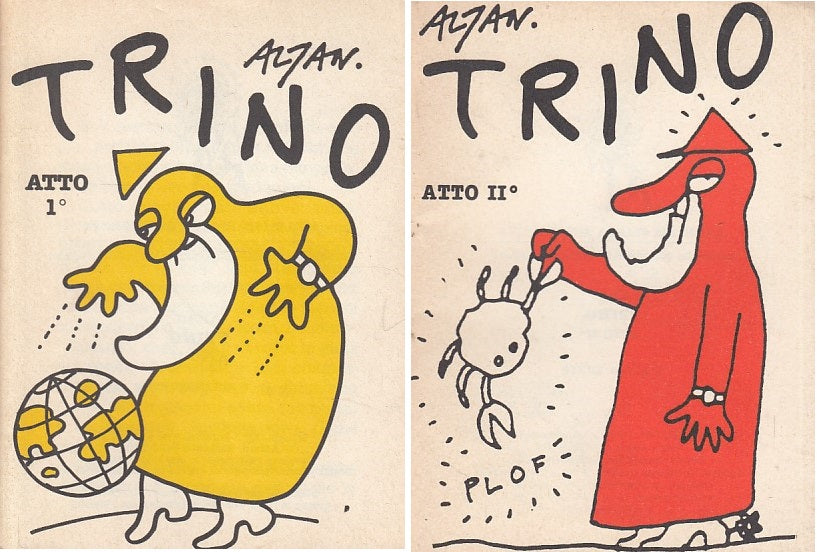 LN- TRINO 2 VOLUMI ATTO 1 ATTO 2 - ALTAN - MILLELIRE --- 1993 - S - ZDS530