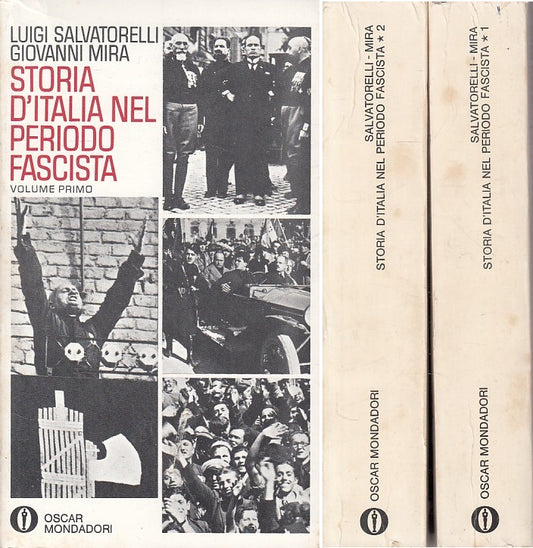 LS- STORIA D'ITALIA NEL PERIODO FASCISTA 2 VOL-- MONDADORI --- 1972 - B - ZDS137