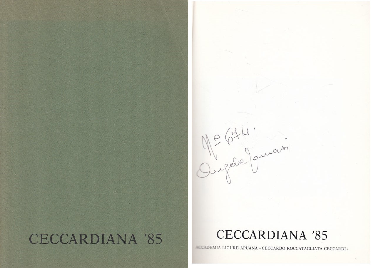 Antologia Ceccardiana '85 - Teresa Caiti - Sarzana - 1985 - ZFS116