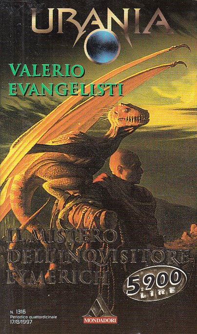 LN- URANIA 1316 MISTERO INQUISITORE EYMERICH  -- MONDADORI --- 1997 - B - YDS561