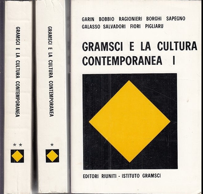 LZ- GRAMSCI E LA CULTURA CONTEMPORANEA 1/2 - BOBBIO GALASSO ---- 1975 - B- XDS22