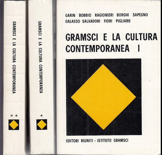 LZ- GRAMSCI E LA CULTURA CONTEMPORANEA 1/2 - BOBBIO GALASSO ---- 1975 - B- XDS22