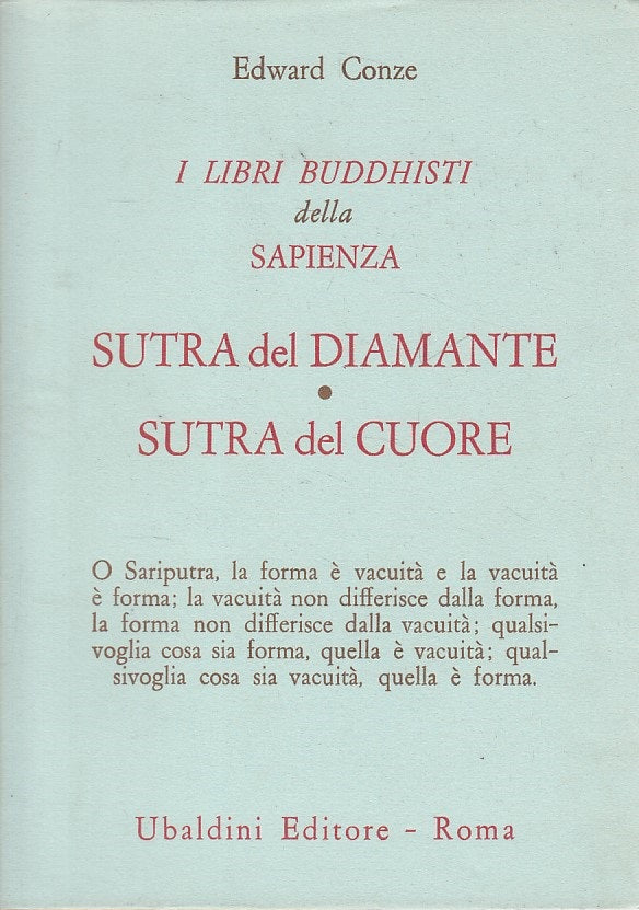 LS- LIBRI BUDDHISTI SAPIENZA -- UBALDINI- CIVILTA' ORIENTE -- 1976 - BS - YDS170