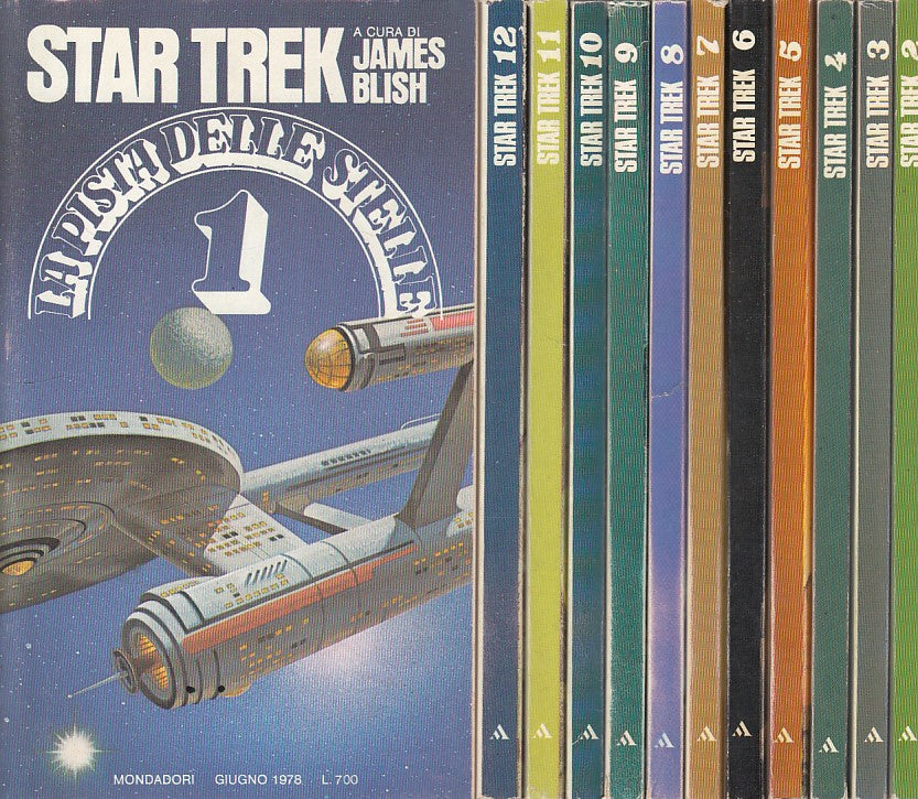 LF- STAR TREK LA PISTA DELLE STELLE 1/12 COMPLETA-- MONDADORI--- 1978- B- YDS999