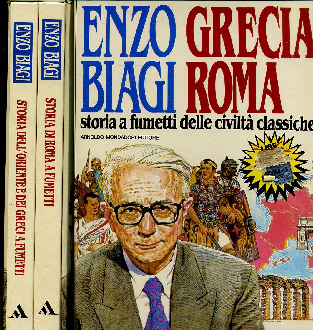 LS- STORIA A FUMETTI CIVILTA' CLASSICHE GRECIA ROMA - BIAGI---- 1973- CS- YDS557