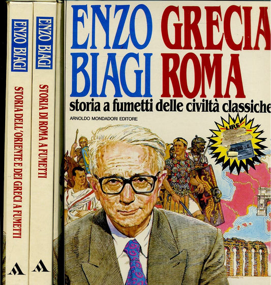 LS- STORIA A FUMETTI CIVILTA' CLASSICHE GRECIA ROMA - BIAGI---- 1973- CS- YDS557