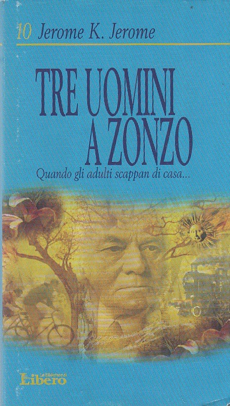 TRE UOMINI A ZONZO- JEROME- LA BIBLIOTECA DI LIBERO 10--- 2003- CS- ZDS541