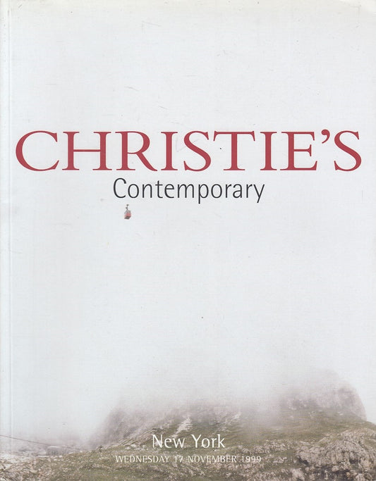 LT- CHRISTIE'S ARTE CONTEMPORANEA CATALOGO NY -- CHRISTIE'S--- 1999 - B - ZDS202