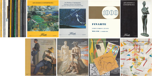 LT- FINARTE ARTE MODERNA CONTEMPORANEA 14 CATALOGHI-- FINARTE--- 1996- B- YDS999