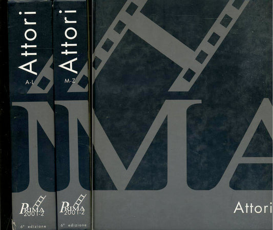 LT- DIZIONARIO ATTORI A/L M/Z 2 VOLUMI -- PRIMA 2001/02 --- 2002 - C - YDS559