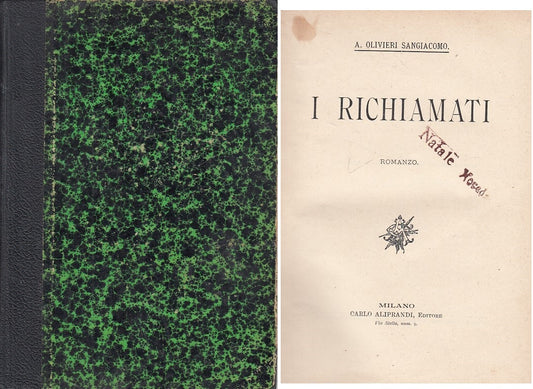 LN- I RICHIAMATI - OLIVIERI SANGIACOMO - ALIPRANDI --- 1900 - C - ZDS455