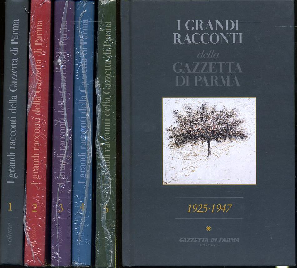 I GRANDI RACCONTI GAZZETTA DI PARMA 5 VOLUMI NUOVI -- GdP --- 2006 -- WPR319