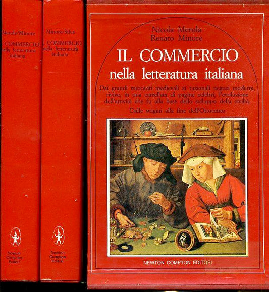 LZ- IL COMMERCIO NELLA LETTERATURA ITALIANA 2 VOL--- NEWTON --- 1986 - CS- XDS24
