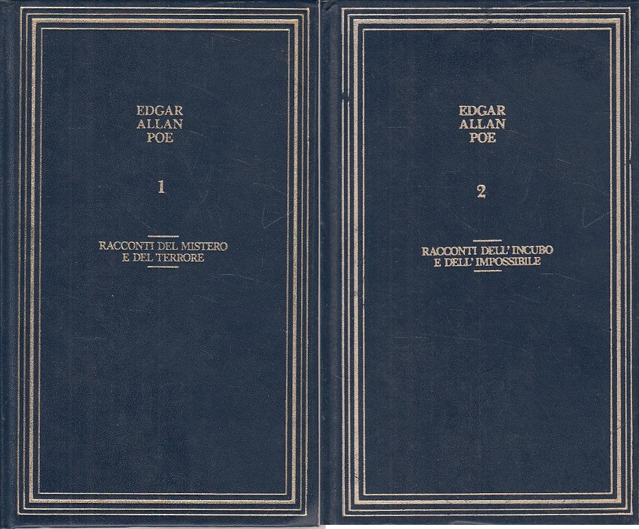 LN- RACCONTI DEL MISTERO TERRORE INCUBO 2 VOL - POE - CIL --- 1978 - C - ZDS72