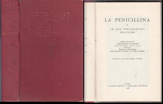 LZ- LA PENICILLINA APPLICAZIONI PRATICHE - FLEMING - SANSONI --- 1948 - C- XFS26