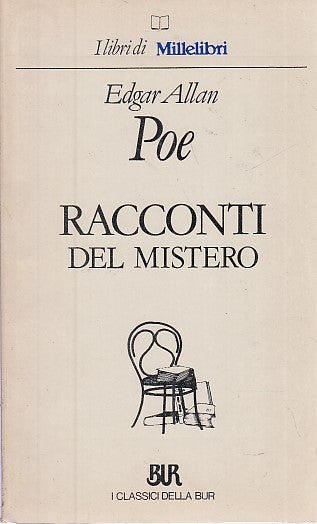 LG- RACCONTI DEL MISTERO - EDGAR ALLAN POE - BUR - MILLELIBRI -- 1988- B- YFS599