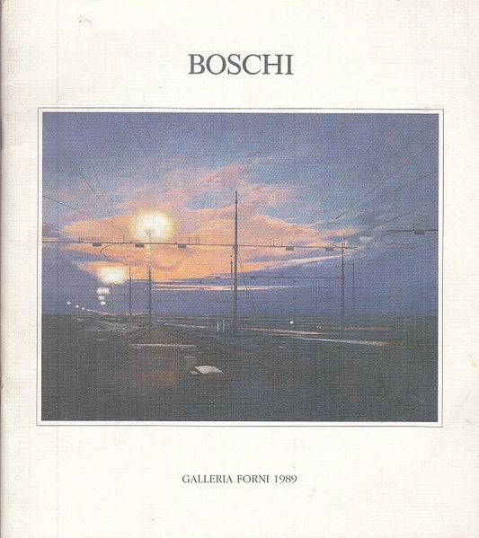 LT- DINO BOSCHI CATALOGO OPERE - BONFIGLIOLI - GALLERIA FORNI --- 1989- S- XFS27