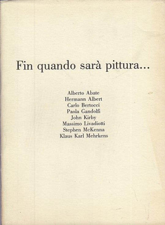 LT- CATALOGO FIN QUANDO SARA' PITTURA... -- IL POLITTICO --- 1992- S- XFS27