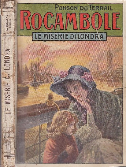 LN- ROCAMBOLE MINISERIE LONDRA - PONSON DU TERRAIL - SALANI --- 1927- B- YFS597