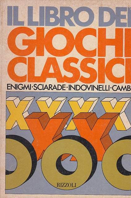 LZ- IL LIBRO DEI GIOCHI CLASSICI- AUZZANI BUCELLA- RIZZOLI --- 1977 - B - YFS596