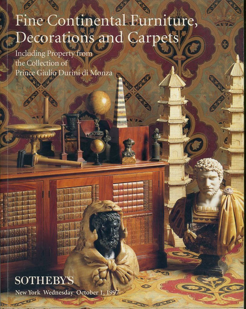 LT- FINE CONTINENTAL FURNITURE DECORATIONS CARPETS-- SOTHEBY'S--- 1997- B-YDS624
