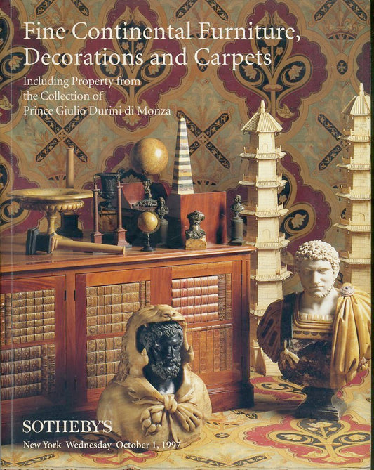 LT- FINE CONTINENTAL FURNITURE DECORATIONS CARPETS-- SOTHEBY'S--- 1997- B-YDS624