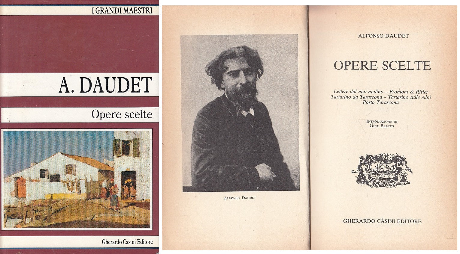 LN- OPERE SCELTE - ALFONSO DAUDET - CASINI - GRANDI MEASTRI-- 1952 - CS - ZFS126