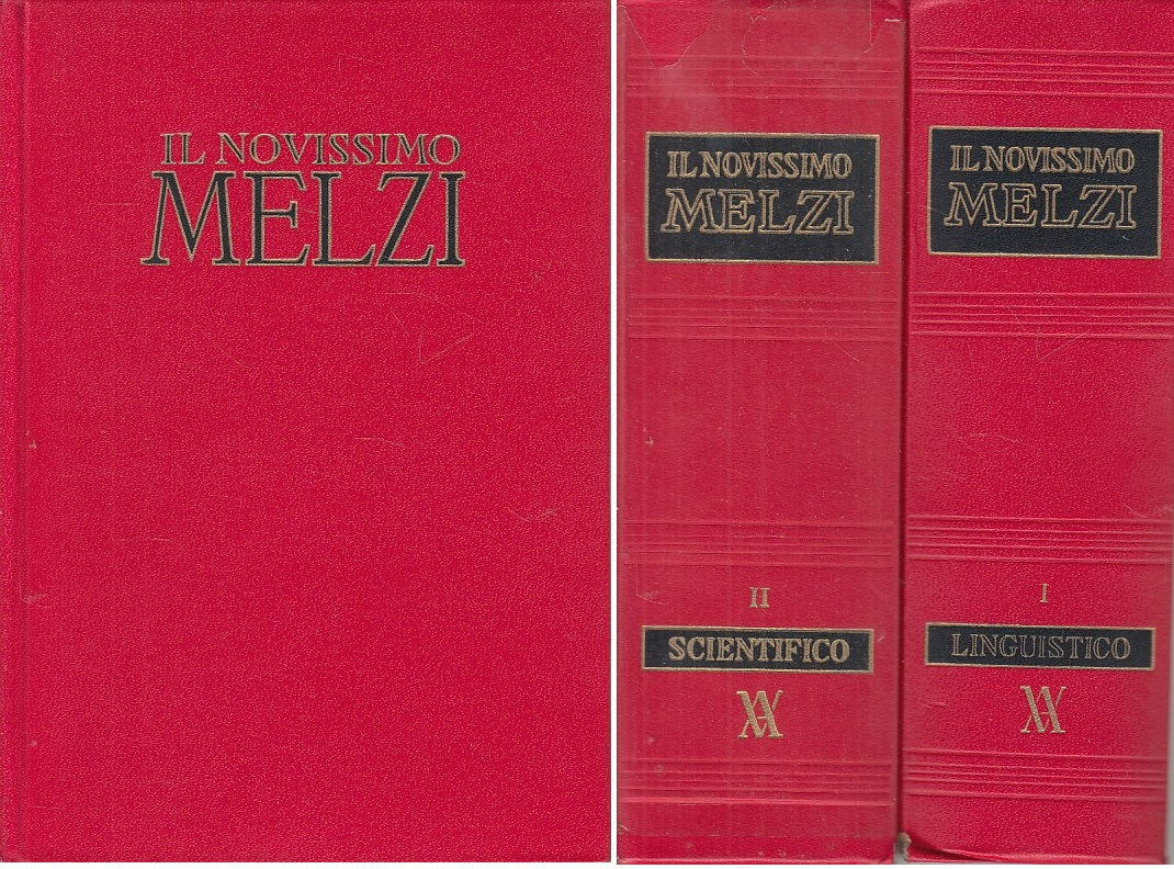LS- NUOVISSIMO MELZI DIZIONARIO ENCICLOPEDICO 2 VOL-- VALLARDI--- 1965- C- ZFS78