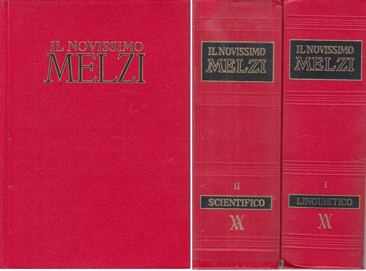 LS- NUOVISSIMO MELZI DIZIONARIO ENCICLOPEDICO 2 VOL-- VALLARDI--- 1965- C- ZFS78