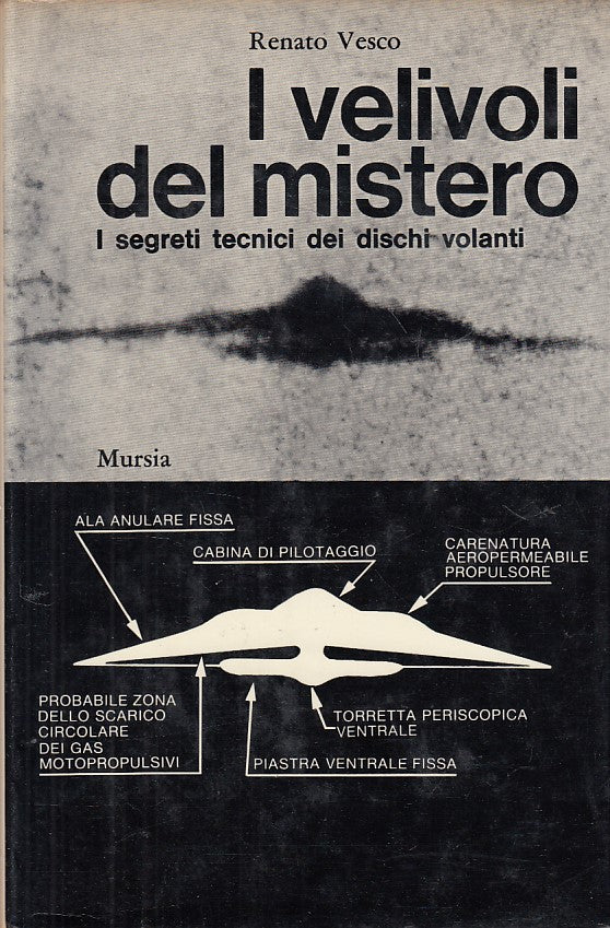 LS- I VELIVOLI DEL MISTERO SEGRETI TECNICI- VESCO- MURSIA --- 1969 - CS - ZFS250