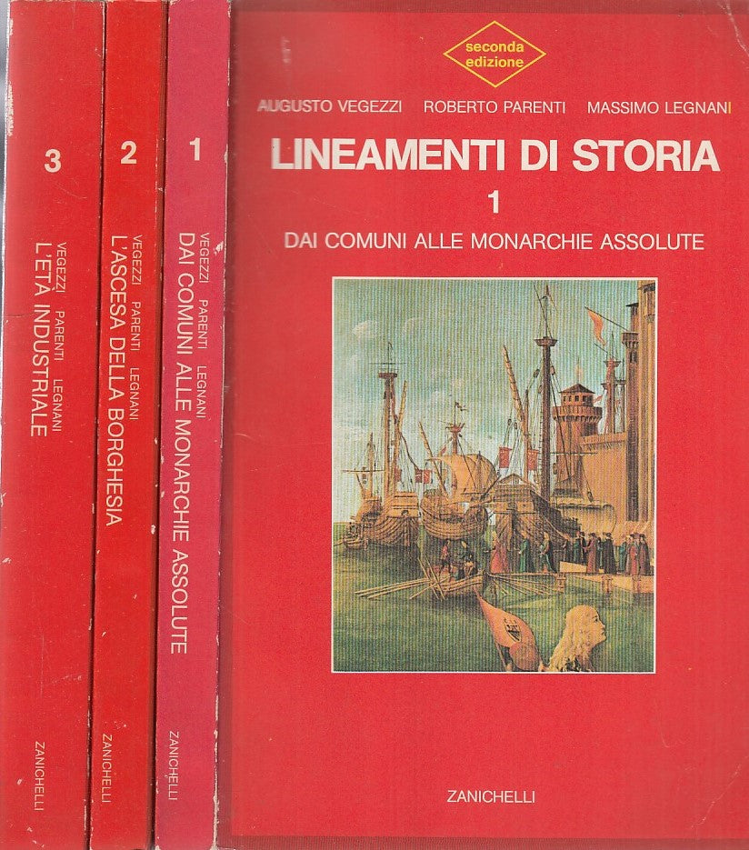 LS- LINEAMENTI DI STORIA 3 VOL- VEGEZZI PARENTI- ZANICHELLI--- 1983- B- ZFF264
