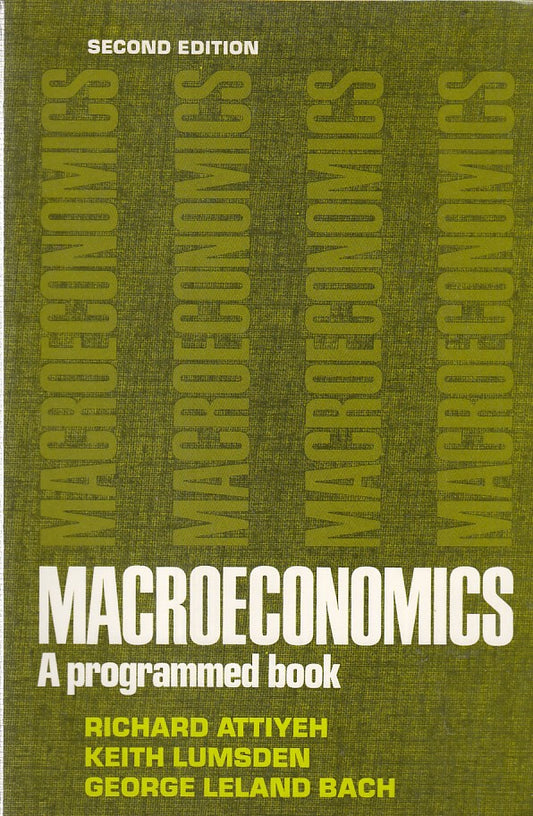 LZ- MACROECONOMICS PROGRAMMED BOOK-- PRENTICE HALL--- 1970- B- ZFF268