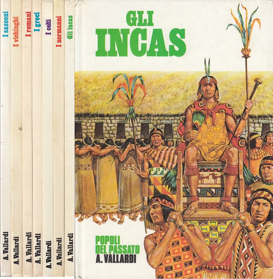 LS- POPOLI DEL PASSATO VOLUMI 1/7 VICHINGHI INCAS -- VALLARDI--- 1980- C- YFS132