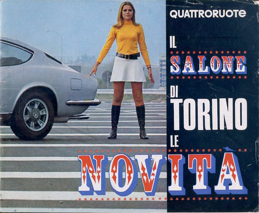 LR- QUATTRORUOTE  IL SALONE DI TORINO LE NOVITA' A112 ALFA ----- 1969- S- ZFS732