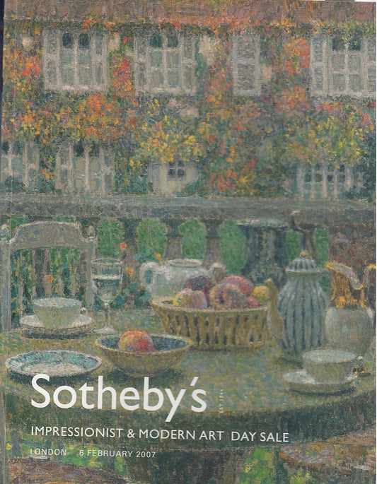 LT- SOTHEBY'S IMPRESSIONIST & MODERN ART DAY SALE LONDON ----- 2007 - B - YFS311