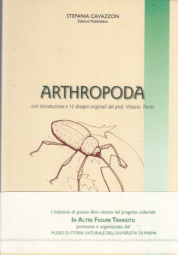 ARTHROPODA POESIE- CAVAZZON PARISI- PUBBLISFERA--- 2008- CS- ZFF401