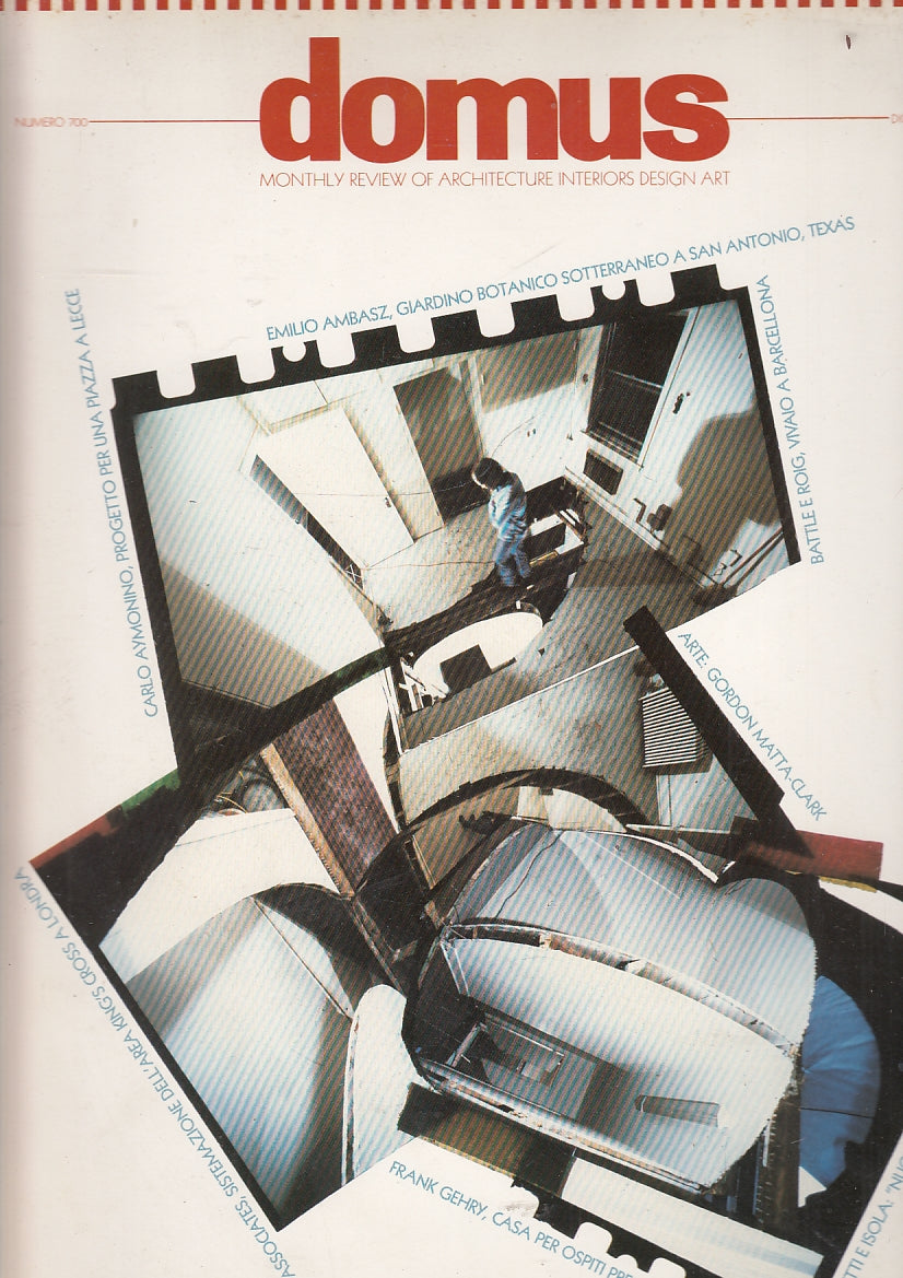LT- RIVISTA DOMUS NUMERO 700 MONTHLY REVIEW ARCHITECTURE ----- 1988 - B - YFS641